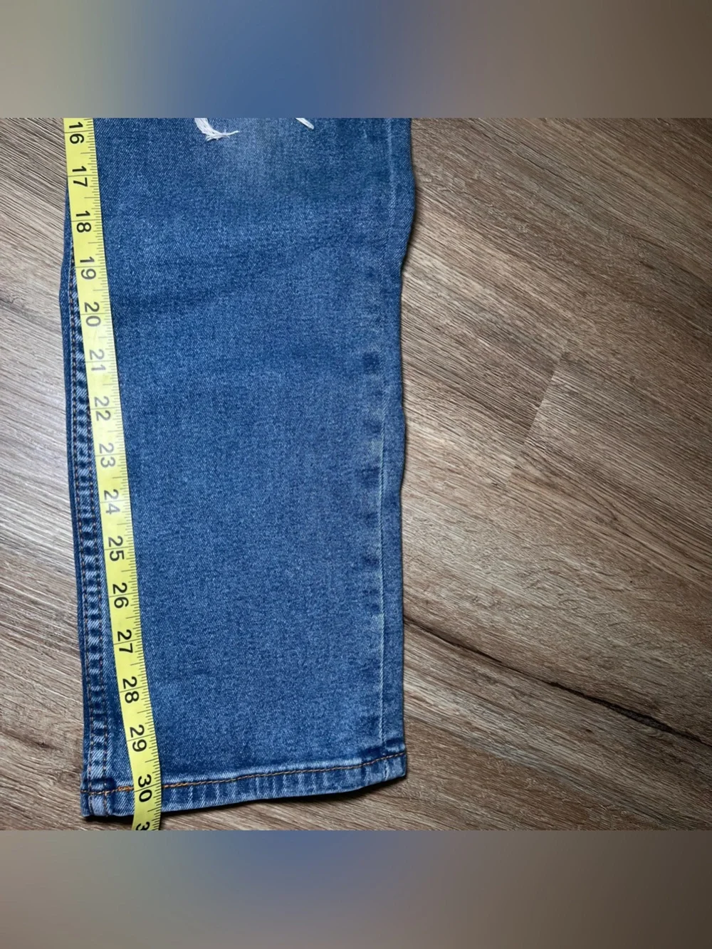 LEVI'S 511 Slim Fit Distressed Patch Mens Jeans